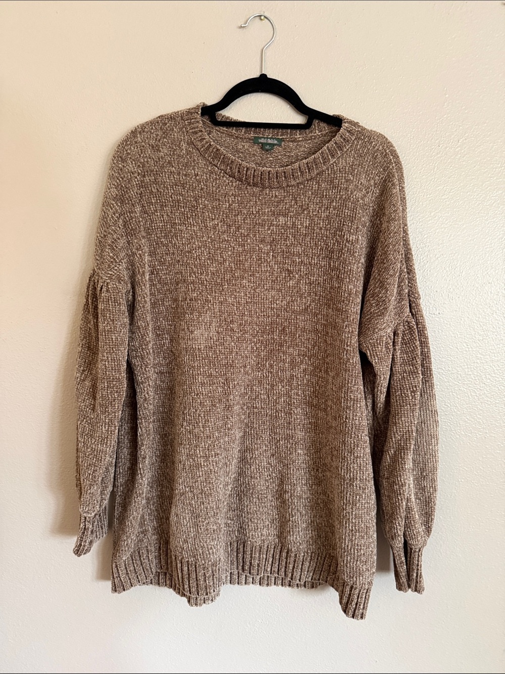 wild fable Chunky Scoop Neck Sweater in Taupe